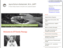 Tablet Screenshot of ctfamilytherapy.com